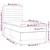 Vidaxl Box spring postelja z vzmetnico temno rjava 90x200 cm blago