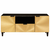 TV ormar Crna i zlatna 105 x 33 x 46 cm Konstruirano drvo
