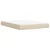 Vidaxl Box spring postelja z vzmetnico krem 140x200 cm blago