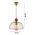 Opviq Luster Dorris Wood, 30cm, IP20, Zlatne boje