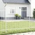 Vrtna Ograda 6 pcs Bijelo 170 x 190 cm Čelik s prahom premazan