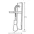 Opviq Zidna lampa E27 Socket, Orah