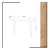 Hanah home Polica 100x74x30cm Hrast