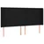 vidaXL Box spring postelja z vzmetnico LED črna 160x200 cm blago