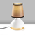 Opviq Stona lampa 8022, 17x17x33 cm, IP20, Smeđe-bela