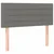 Vidaxl Box spring postelja z vzmetnico LED temno siva 90x190 cm blago
