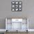 Hanah Home Višenamenska komoda JE136-3095, 120 x78.6 x40 cm, Bela
