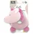 Lorelli plisana zvecka donut (krofna) - unicorn pink natural ( 10191340007 )