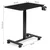 ModernHome Mobilni podesivi sto, 71.5-112 cm, 70x48 cm, Crni