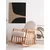 ATELIER DEL SOFA Fotelja Klea White