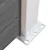 Vrtna ograda WPC 175 x 105 cm siva