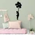 Wallity Zidna dekoracija Banksy 12, 100x34cm, Crna