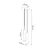 Sollux SL.1014 - Luster na sajli PABLO 3xGU10/40W/230V crna