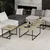 Hanah Home klub sto Levada 9306, 90,45,45 cm, hrast Bona