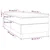 Vidaxl Box spring postelja z vzmetnico moder 80x200 cm blago