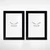 Lessentiel Maison Set ramova za slike 2SFC1016_1015, 10x15cm, 2 komada, Crni