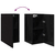 Set TV komoda s ladicama 7 pcs Crni hrast Konstruirano drvo