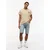 Tommy Jeans Majica bež/mornarska/pastelno zelena/rdeča
