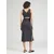 ROXY Obleka GOOD KEEPSAKE temno siva