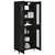 Highboard Zidne Crni hrast 69,5 x 34 x 180 cm Konstruirano drvo