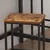 Songmics Barski stolčki, komplet 2, 40x30x65 cm, rjavi