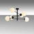 Opviq Luster Arge-10171, 75x75x40 cm, 6xE14, 40W