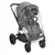 KikkaBoo Kolica Kara 2in1 set sa tvrdom korpom Grey (KKB23142)