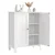 Songmics Kopalniška omarica 60x80x30 cm bela