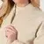 GymBeam Women‘s NEO Zip-Up Sweatshirt Almond