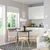 IKEA PS 2026 / HÖGVED Sto i 4 stolice, zelena/borovina, 96 cm