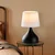 Opviq Stona lampa Gota-15473, Crno-bela