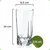 KADAX Set visokih kozarcev za pitje 6x 325 ml
