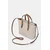 MICHAEL Michael Kors Ročna torbica  slonovina / karamel / temno rjava