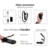 Led lampa EL01 crna