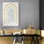 Slika pastelna mavrica Mid-Century - 20x30