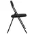 Sklopiva stolica 2 pcs Crna 48 x 44 x 78 cm Baršun