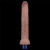 LoveToy Real Softee Vibrating Dildo 10.5 Brown