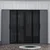 Hanah Home Garderober Kate Luxe-4806, 274x210x52 cm, Antracit