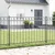 Vidaxl Element Ograje ASSEN Siva 170 x 150 cm Jeklo