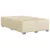 Vidaxl Box spring postelja z vzmetnico krem 120x190 cm blago