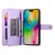 GS Ovitek za iPhone 16 Pro Max z zadrgo, denarnica, vijoličen