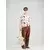 JACK & JONES Srajca JORMAINE  pastelno modra / temno rdeča / bela