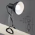 Briloner 2790-015 - Lampa sa klipsom FIX 1xE14/8W/230V crna/sjajni hrom