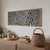 WallXpert uramljena MDF slika ARTSNTMDL8, kubistička kompozicija sa kartarošima za stolom, 50 x 120 cm