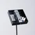 Sollux SL.1400 - Luster na sajli PRYSM 1xG9/8W/230V crna
