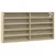 Vitrina boja hrasta sonome 100x8,5x50 cm konstruirano drvo