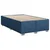 VIDAXL Box spring postelja z vzmetnico modra 90x190 cm blago
