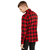 Urban Classics Srajca Checked Flanell, rdeča