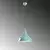 Opviq Luster Bitlis, 33-122cm, O22 cm, Tirkizni