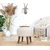 Lessentiel Maison Tabure 43x45cm, Krem